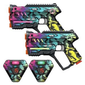 Alternative view of Laser Tag Set of 2, Lazer Tag Game for Kids Indoor & Outdoor Play, Gift Ideas for Kids Teens and Adults, Cool Toys for Teenage Ages 8 9 10 11 12+Year Old Boy & Girls