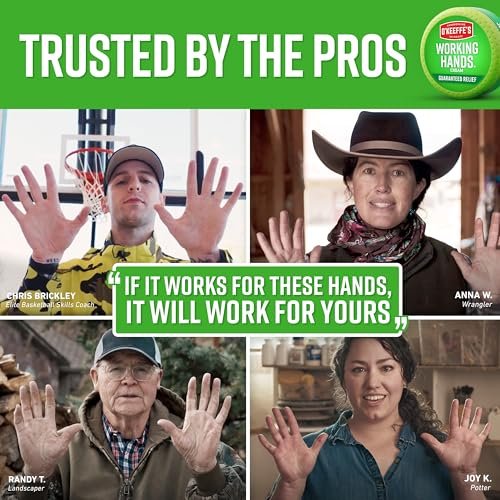 O'Keeffe's Working Hands Hand Cream for Extreme Dryness - 3.4 oz Jar (1 Pack) - Repairing Skincare for Cracked, Dry Hands - Image 6