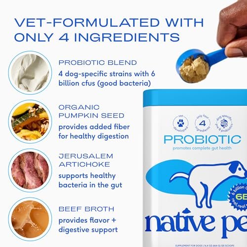 Native Pet Probiotics for Dogs - Dog Probiotics Powder for Digestive Health, Gut Support, & Immune Boost – Vet-Formulated Powder for Maximum Potenc... - Image 5