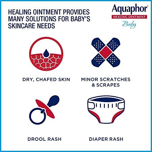 Aquaphor Baby Healing Ointment Advanced Therapy Skin Protectant for Chapped or Dry Skin, Drool Rash and Diaper Rash Ointment, 14 Oz Jar - Image 9
