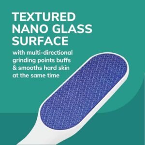 Alternative view of Dr. Scholl's Hard Skin Remover Nano Glass Foot File - Foot Callus Remover, Durable Foot Scrubber, Dead Skin Remover, Hygienic Pedicure Tool, Long Last