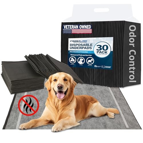 Charcoal Infused Pee Pads for Dogs 30 Count XL 6 Layer Puppy Pads with Odor Control, 28"x34" Training Underpads for Dogs, Cats, and Pets, Extra Lar... - Image 2