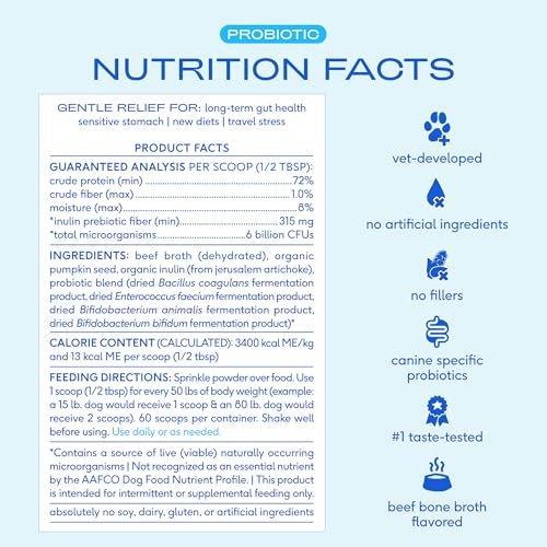 Native Pet Probiotics for Dogs - Dog Probiotics Powder for Digestive Health, Gut Support, & Immune Boost – Vet-Formulated Powder for Maximum Potenc... - Image 6