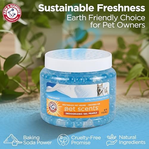 Arm & Hammer for Pets Air Care Pet Scents Deodorizing Gel Beads - Eliminate Odors in Rooms, Closets & Spaces with Long Lasting Freshness - Image 5