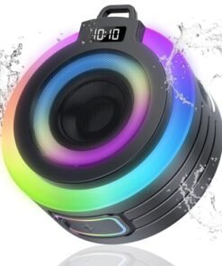 Alternative view of Waterproof Bluetooth Shower Speaker with Stereo Sound & Mic - IPX7, Suction Cup/Lanyard