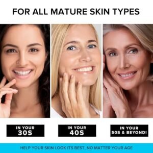 Anti-Aging Face Moisturizer with Retinol, Collagen & Hyaluronic Acid - Made in USA - Moisturizer Face Cream for Women & Men - Firming & Hydrating Neck - High Quality Product Image