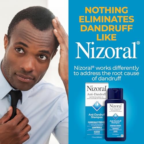 Nizoral Anti-Dandruff Shampoo with 1% Ketoconazole, Fresh Scent, 7 Fl Oz - Image 5