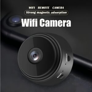 Alternative view of Oraolo Indoor Security Camera, 1080P Clear Night Vision, Home Surveillance Camera, Wireless Small Camera for Home Security Monitoring, Black