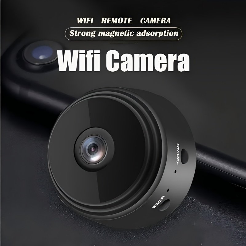 Oraolo Indoor Security Camera, 1080P Clear Night Vision, Home Surveillance Camera, Wireless Small Camera for Home Security Monitoring, Black