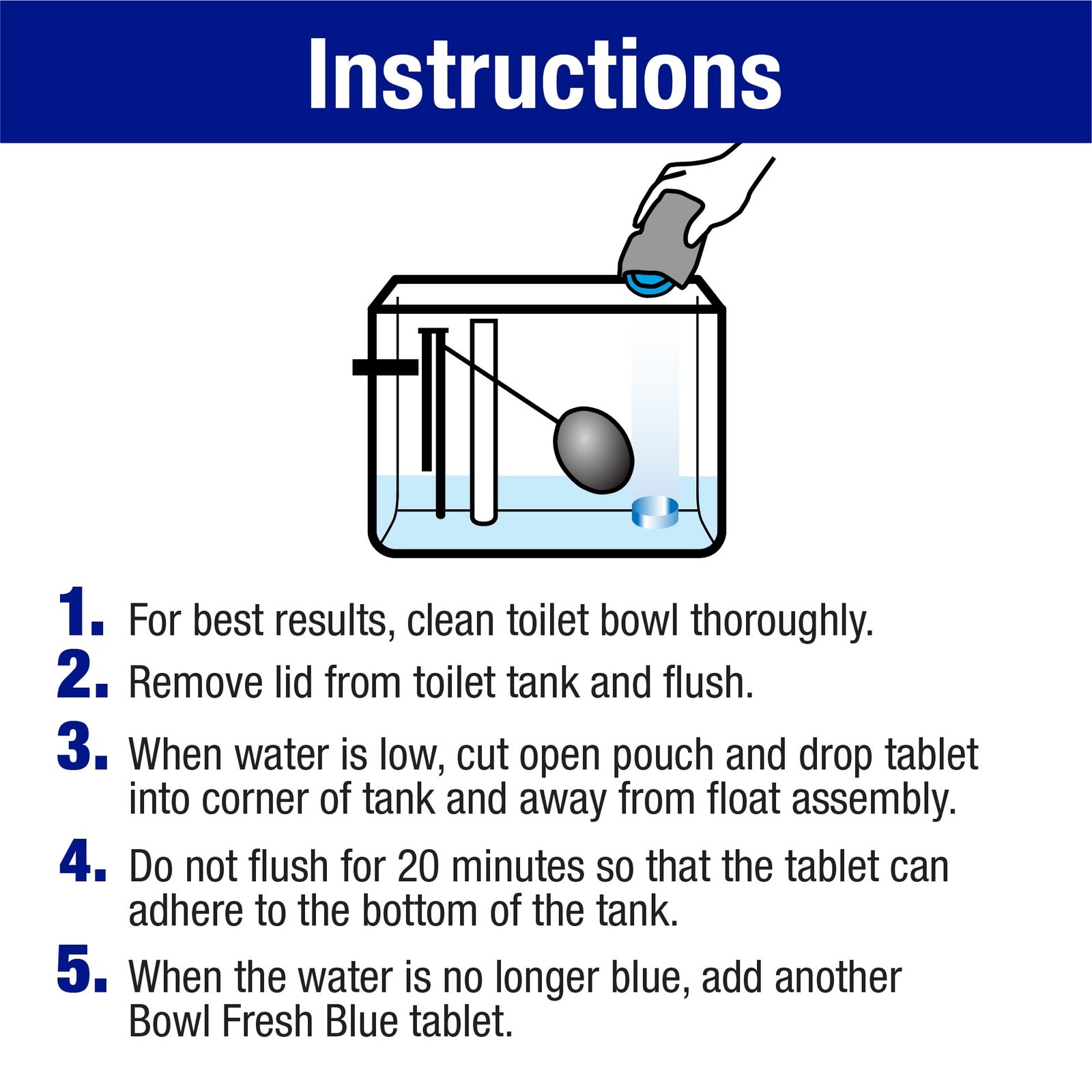 Bowl Fresh Automatic Toilet Bowl Cleaner and Freshener with Borax, 2 Pack - Image 4