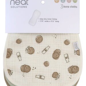 Alternative view of Neat Solutions 3 Pack Newborn Muslin Unisex Burp Cloths