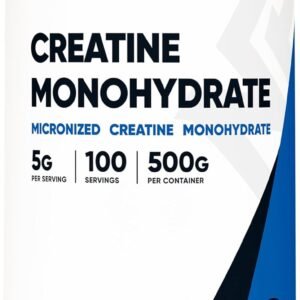Nutricost Creatine Monohydrate Micronized Powder 500G, 5000mg Per Serv (5g) - 100 Servings, 17.9 Oz