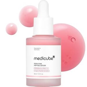 medicube PDRN Pink Peptide Serum with Salmon DNA | Pink Glow Serum with Peptides & Niacinamide for Hydration & Firm-Looking Skin | Uneven Tone Care |