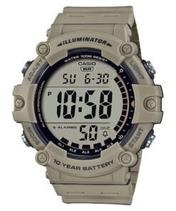 Casio Illuminator AE1500WH Series | 10-Year Battery | LED Backlight | 5-Alarms | 1/100 Sec Stopwatch | Men's Digital Watch - High Quality Product Image