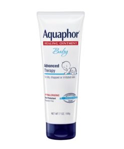 Aquaphor Baby Healing Ointment Advanced Therapy Skin Protectant, Dry Skin and Diaper Rash Ointment, 7 Oz Tube