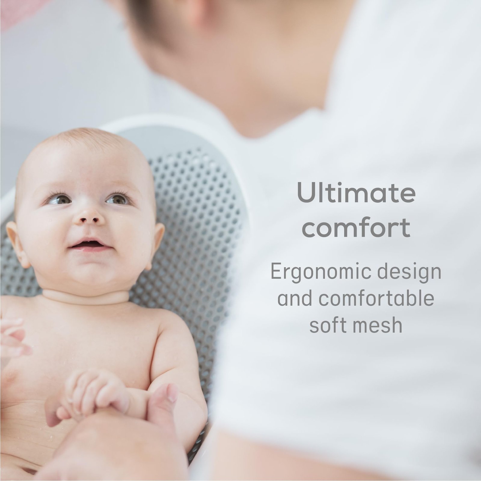 Angelcare Baby Bath Support (Gray) | Ideal for Babies Less Than 6 Months Old - Image 8