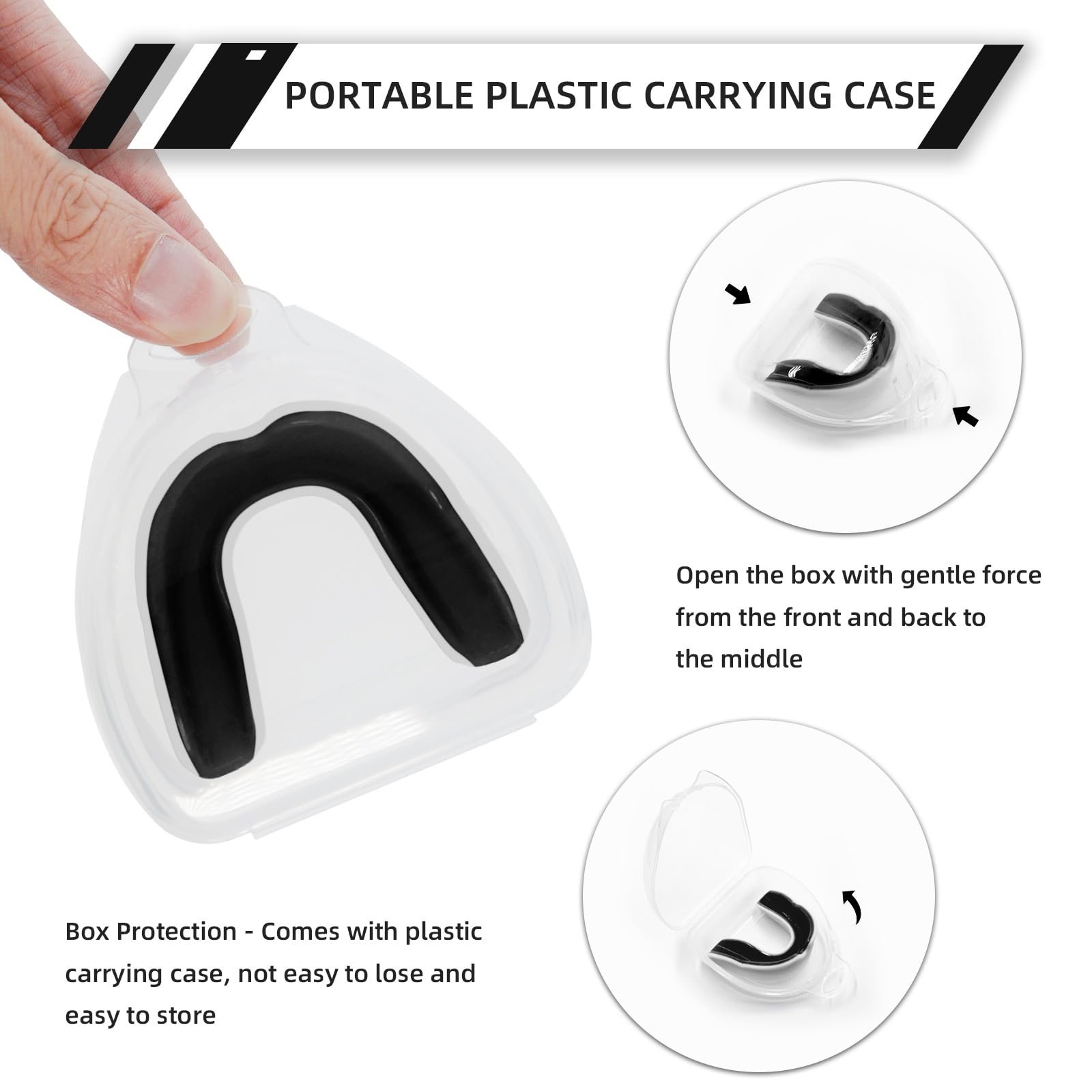 5 Pack Kids Youth Mouth Guard for Sports, Boys Girls Mouth Guard with Case, Child Teen Sports Mouthguard for Football Lacrosse Basketball Boxing So... - Image 10