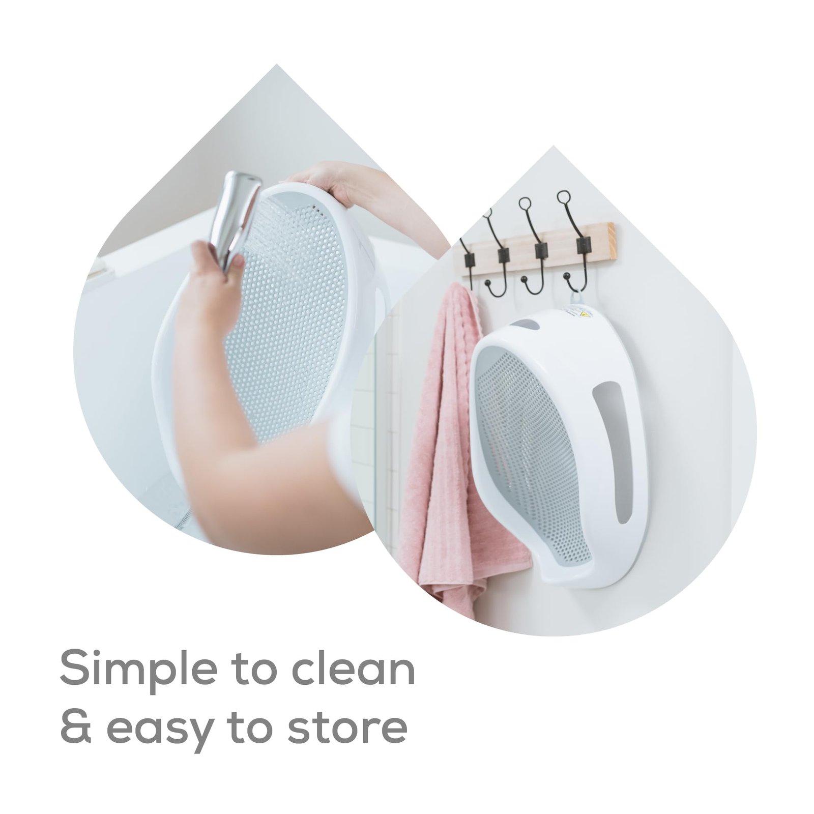 Angelcare Baby Bath Support (Gray) | Ideal for Babies Less Than 6 Months Old - Image 10