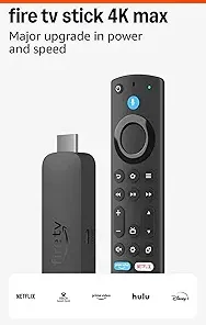 Amazon Fire TV Stick 4K Max streaming device, with AI-powered Fire TV Search, supports Wi-Fi 6E, free & live TV without cable or satellite - High Quality Product Image