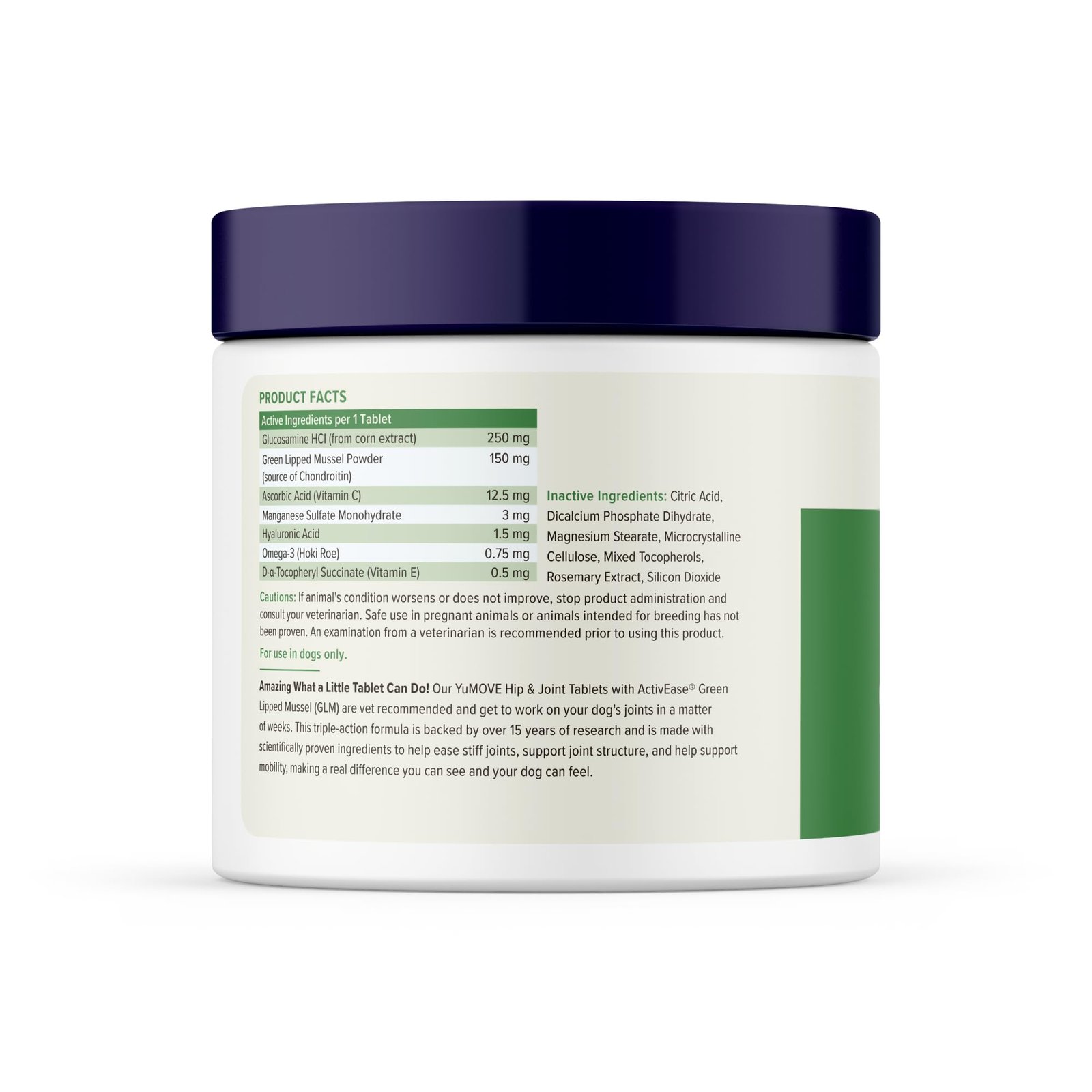 Yumove Hip & Joint Relief for Dogs - Glucosamine, Hyaluronic Acid, Green Lipped Mussel & Omega 3 Joint Supplement - Image 9