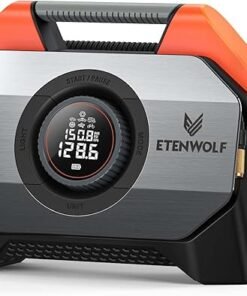 ETENWOLF VORTEX S6 Tire Inflator Portable Air Compressor for Heavy-duty Vehicle, Cordless Air Pump for Car & Inflatables with 19200 mAh Battery, 100% - High Quality Product Image