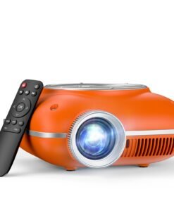 Mini Bluetooth Projector, 1080P, Portable Home Theater, Two-Way Audio, Outdoor Movie Night Companion