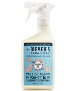 Mrs. Meyer's Clean Day Pet Stain & Odor Fighter, Coconut Leaf Scent, 16oz - Effective Removal of Accidents, Messes & Unwanted Smells