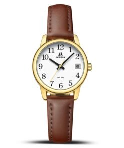 LN LENQIN Ladies Watches Analog Quartz Watch for Women Waterproof Women's Wrist Watches Easy Reader Womens Watch with Leather Strap - High Quality Product Image