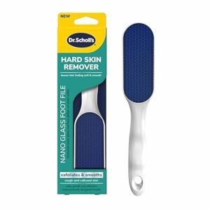 Dr. Scholl's Hard Skin Remover Nano Glass Foot File - Foot Callus Remover, Durable Foot Scrubber, Dead Skin Remover, Hygienic Pedicure Tool, Long Last