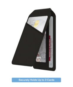 onn MagSafe Compatible Universal Detachable Wallet for Smartphones - Black - High Quality Product Image