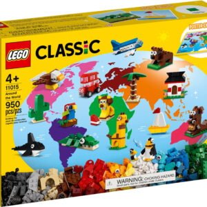 LEGO Classic Around the World 11015 Building Toy for Creative Play; Iconic Animal Toys (950 Pieces) - High Quality Product Image