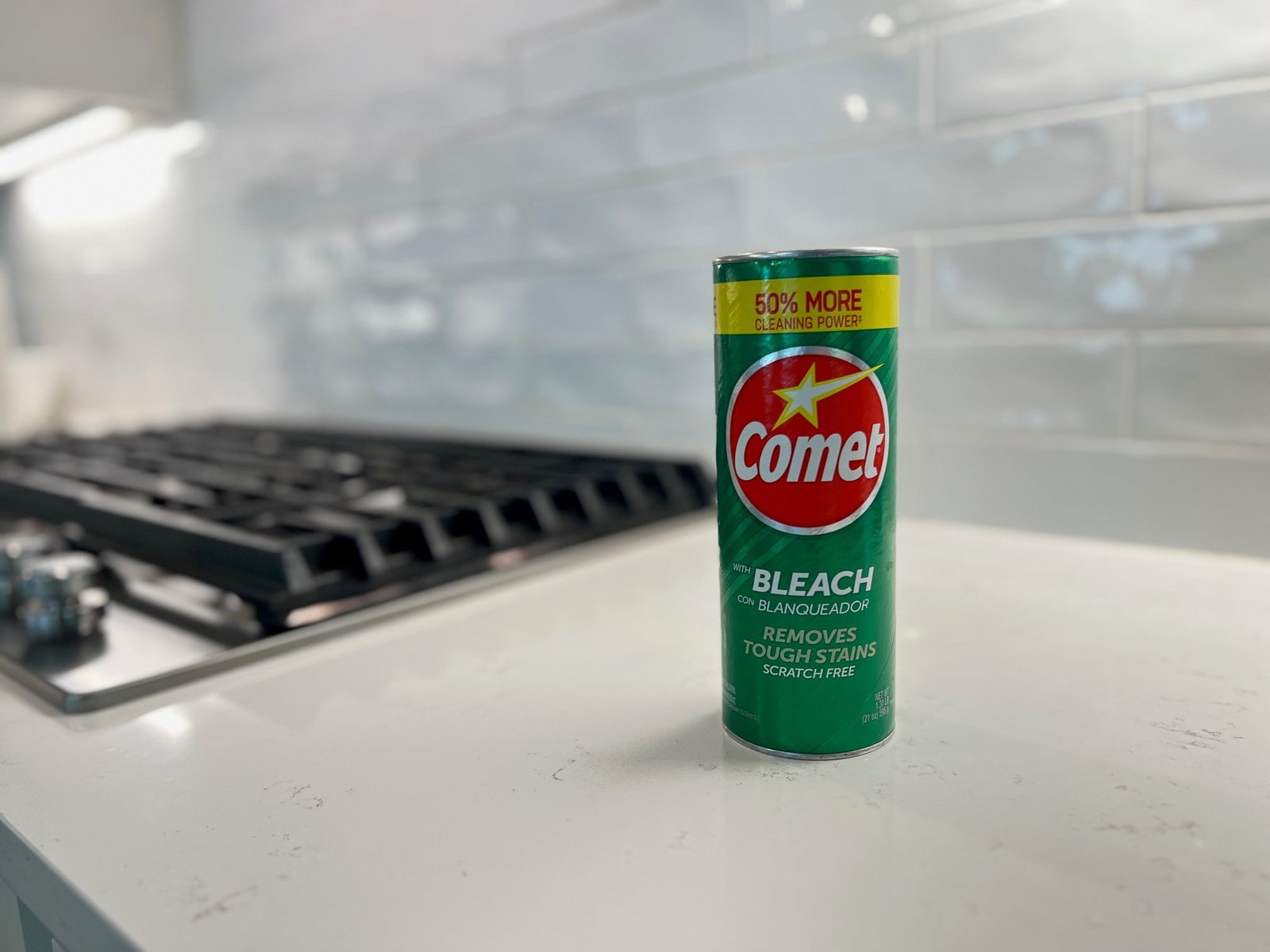 Comet Multipurpose Cleaning Powder with Bleach, 21 oz - Image 7