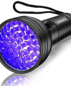 Vansky UV Flashlight Black Light, 51 LED Blacklight Pet Urine Detector for Dog/Cat Urine, Dry Stains, Bed Bug, Resin Curing, Scorpions Finder