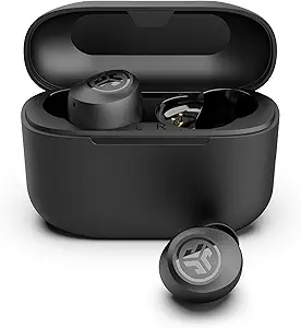 JLab Go Air Pop+ True Wireless Earbuds, in Ear Headphones, Bluetooth Earphones, 35H Playtime Ear Buds, Bluetooth Earbuds with Microphone, USB-C Chargi