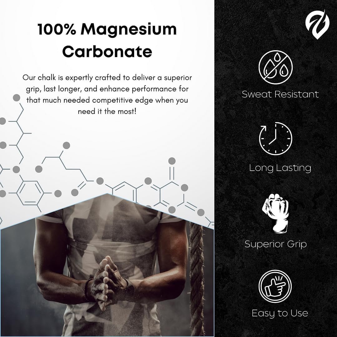 Liquid Chalk, Mess Free Gym Chalk for Weightlifting, Gymnastics, Rock Climbing, Dancing, and Lifting. Sweat Resistant and Long Lasting for Stronger... - Image 8