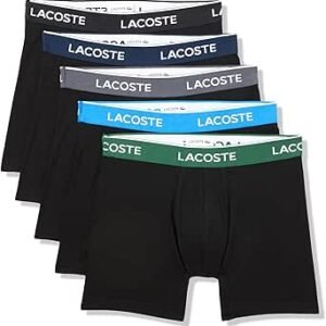 Lacoste Men's Cotton Stretch Jersey Trunks 3 Pack