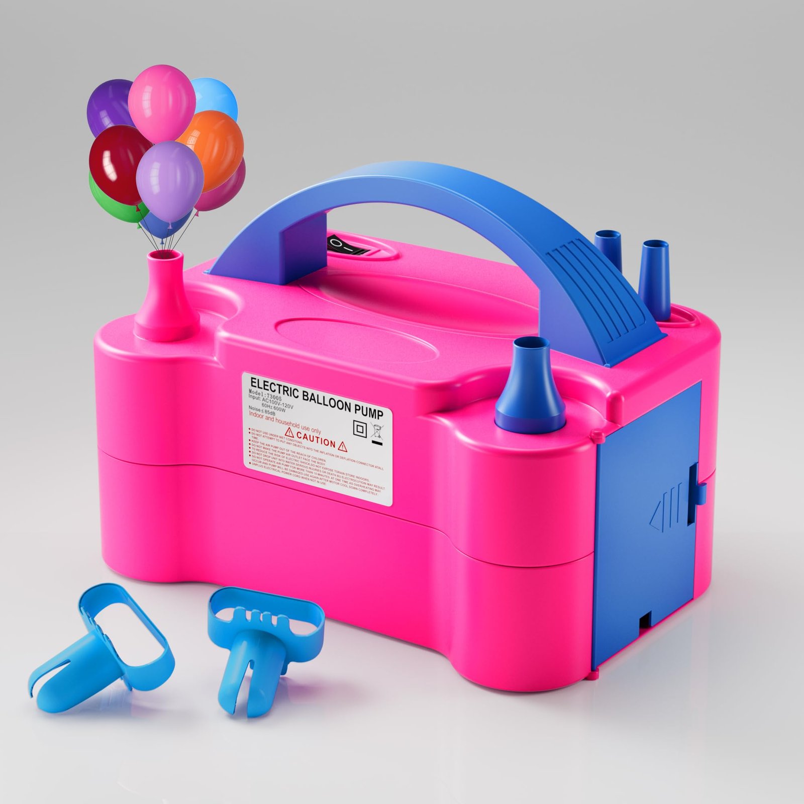 Balloon Pump - Electric Dual Nozzle Air Pump for Balloon, Portable Balloon Blower Save Time and Effort, Balloon Inflator for Parties and Decoration...