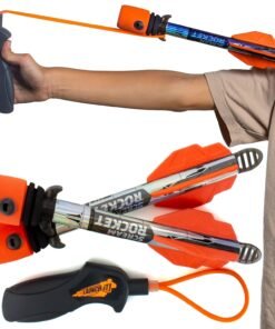 Toy Rocket Launcher for Kids: Best Easter Gifts for Boys & Girls All Ages 8 & Up - Slingshot Rockets Launchers - Easter Basket Stuffers for Teens - Outdoor Toys Gifts for 8 9 10 11 12 13 Year Old Boys - High Quality Product Image