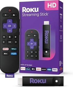Roku Streaming Stick HD 2025 — HD Streaming Device for TV with Roku Voice Remote, Free & Live TV - High Quality Product Image