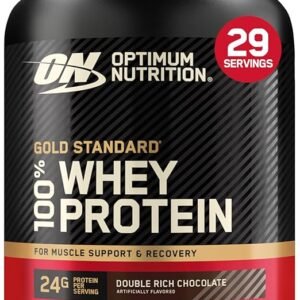 Optimum Nutrition Gold Standard 100% Whey Protein Powder, Double Rich Chocolate 1.98 Pound (Packaging May Vary)