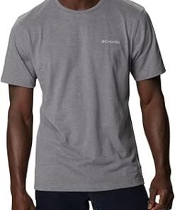 Columbia Men's Lightweight Short Sleeve Hiking Shirt - Breathable, Moisture-Wicking, UPF Protection - High Quality Product Image