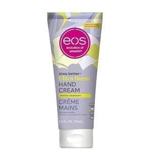 eos Shea Better Hand Cream - Vanilla Cashmere Hand Lotion | Instant Hydration + Lasting Protection | 2.5 oz