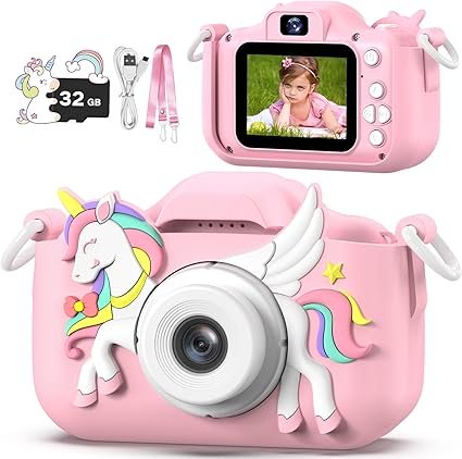 Masterbee Children's Camera Toys for Girls & Boys, 3-12 Years - 1080P HD Video Kids Digital Camera - Perfect for Christmas & Birthday Gifts