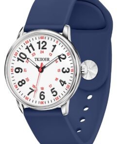 Nurse Watch for Nurse Medical Professionals Students Women Men, 50M Waterproof 12/24 Hour Military Time Luminous Easy Read Dial, Second Hand Watch for Nursing - High Quality Product Image