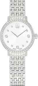 Swarovski Imber Swiss Made Watch - Silver Tone Metal Strap, Stainless Steel - High Quality Product Image