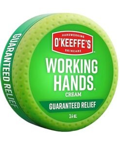 O'Keeffe's Working Hands Hand Cream for Extreme Dryness - 3.4 oz Jar (1 Pack) - Repairing Skincare for Cracked, Dry Hands - High Quality Product Image