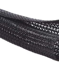 Alex Tech 10ft - 1/2 inch Cord Protector Wire Loom Tubing Cable Sleeve Split Sleeving For USB Cable Power Cord Audio Video Cable – Protect Cat From Ch - High Quality Product Image