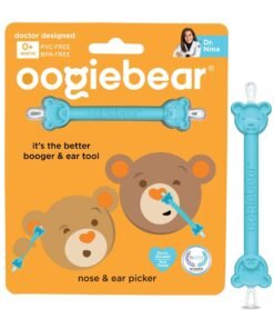 oogiebear Baby Nose Cleaner & Ear Wax Removal Tool - Safe Booger & Earwax Removal for Newborns, Infants, Toddlers - Dual-Ended - Essential Baby Stuff