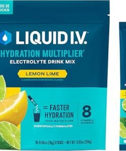 Liquid I.V.® Hydration Multiplier - Lemon Lime | Electrolyte Powder Drink Mix | 1 Pack (16 Servings) - High Quality Product Image