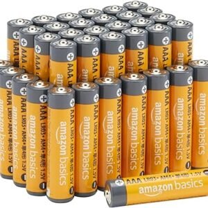 Amazon Basics AAA Alkaline High-Performance Batteries, 1.5 Volt, 10-Year Shelf Life, 36 Count (Pack of 1)